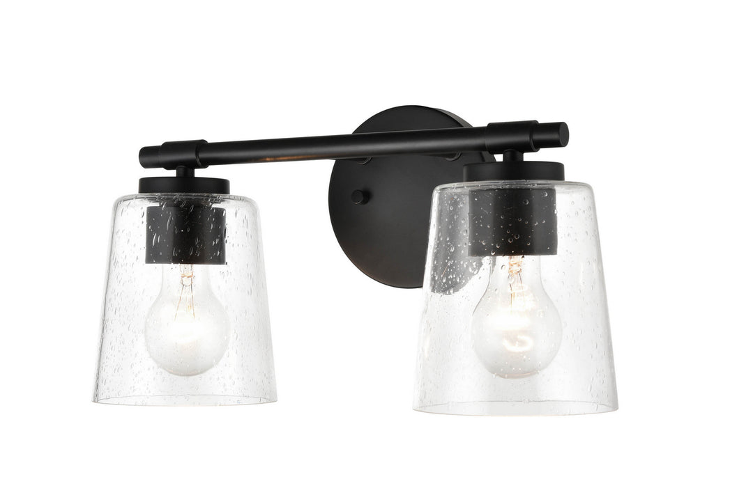 Millennium 8112-MB Bath Vanity Light 15 in. wide - Matte Black