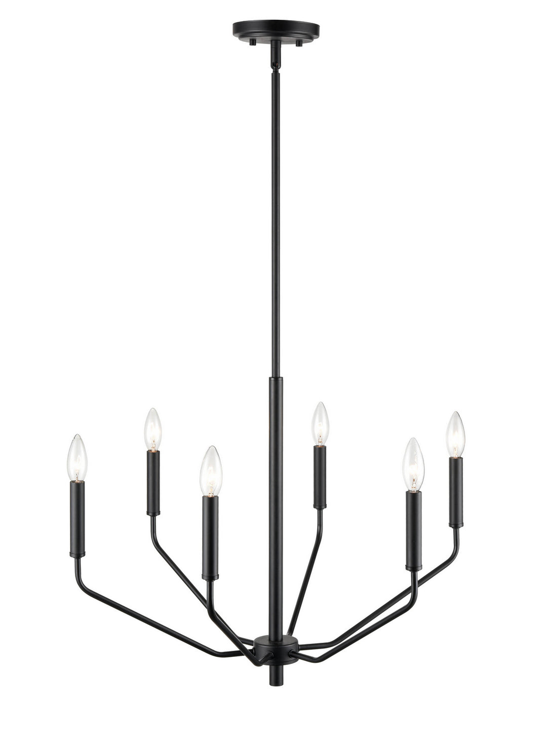 Millennium Laurell 8166-MB Chandelier Light - Matte Black