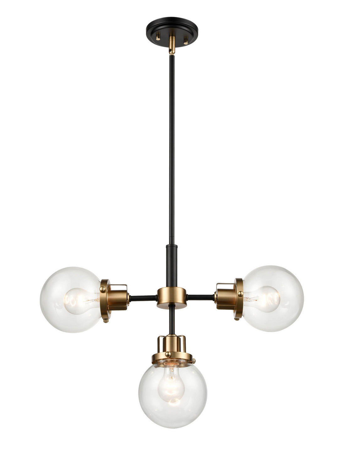 Millennium Mellrosa 9203-MB/MG Pendant Light - Matte Black / Modern Gold