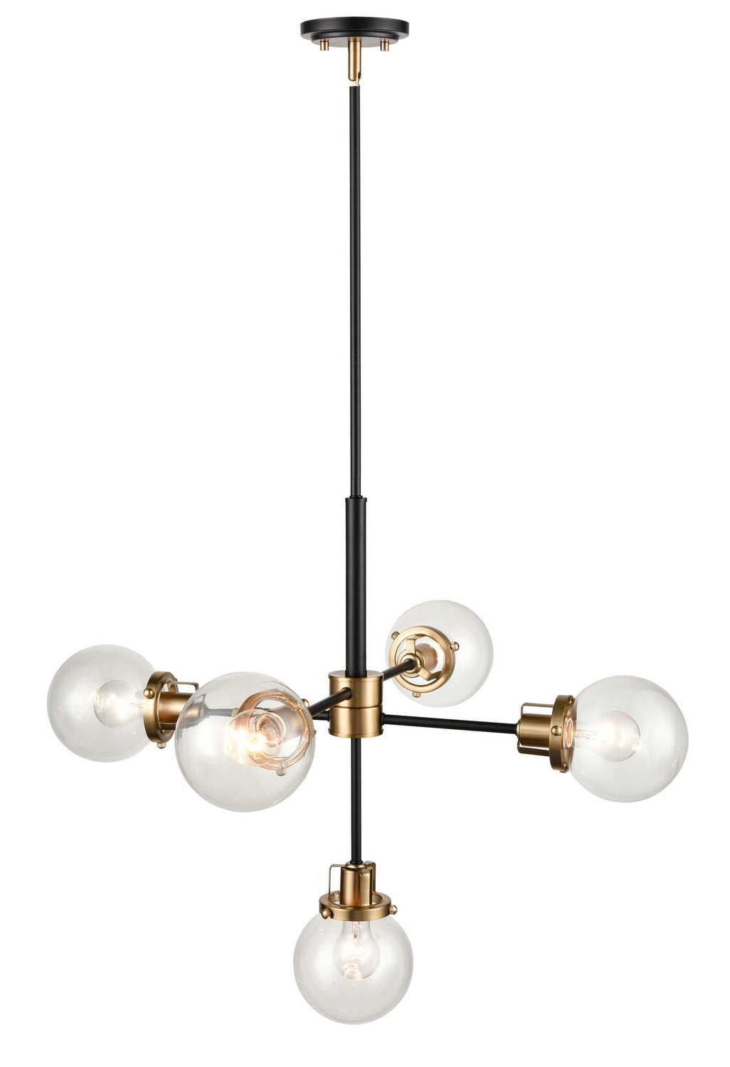 Millennium Mellrosa 9205-MB/MG Pendant Light - Matte Black / Modern Gold