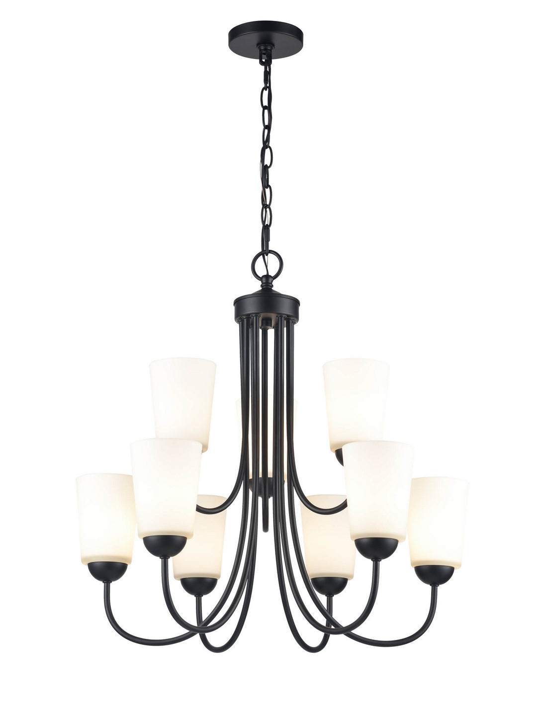 Millennium Ivey Lake 9809-MB Chandelier Light - Matte Black