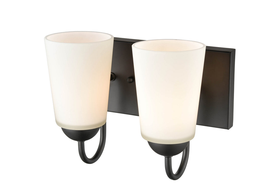 Millennium Ivey Lake 9812-MB Bath Vanity Light 10 in. wide - Matte Black