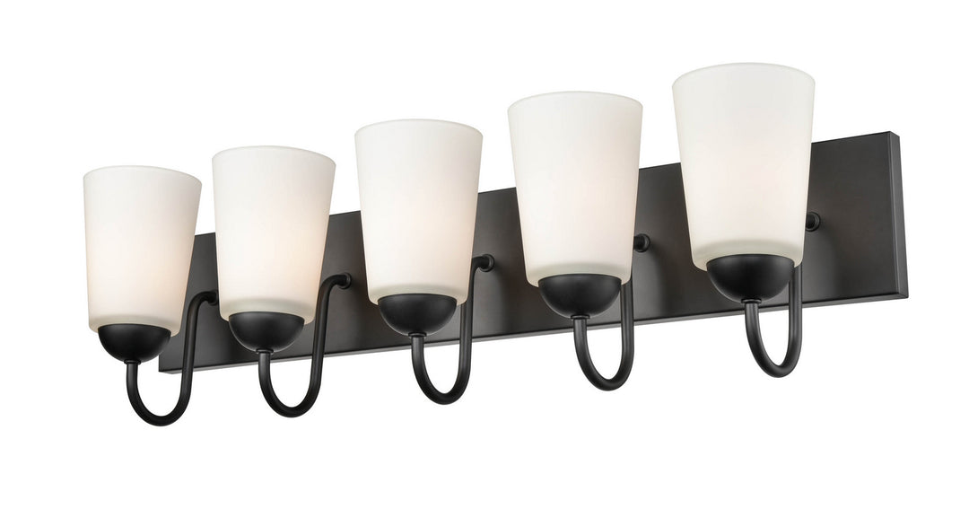 Millennium Ivey Lake 9815-MB Bath Vanity Light 27 in. wide - Matte Black