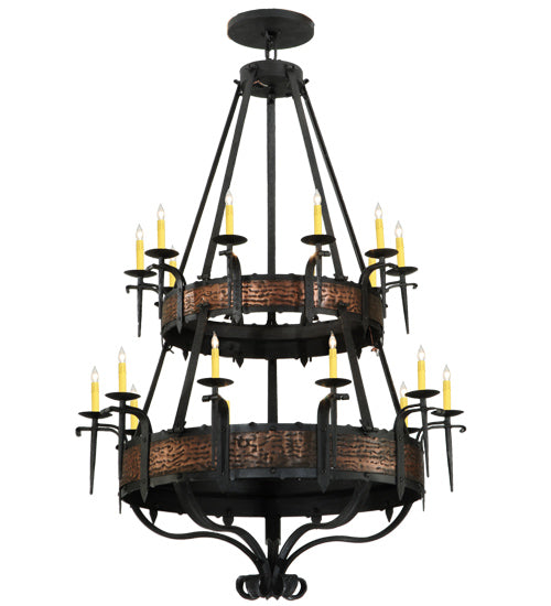 Meyda Tiffany Costello 110205 Chandelier Light - Wrought Iron
