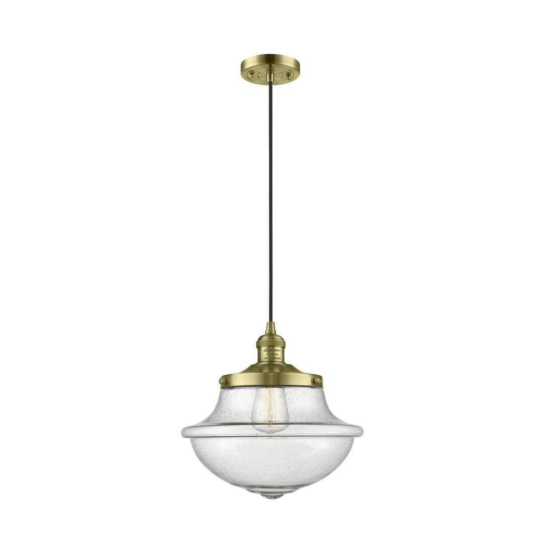 Innovations Franklin Restoration 201C-AB-G544-LED Pendant Light - Antique Brass