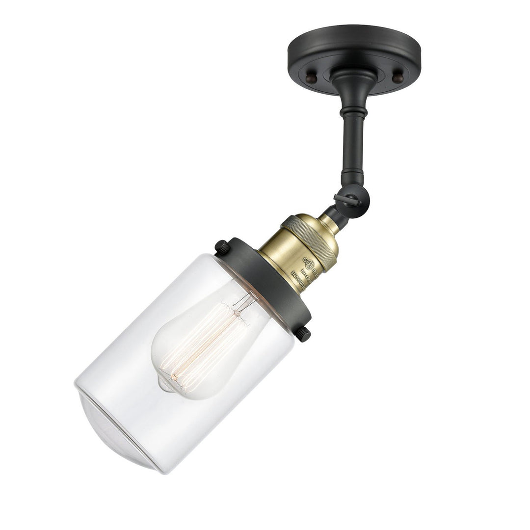 Innovations Franklin Restoration 201F-BAB-G312-LED Ceiling Light - Black Antique Brass