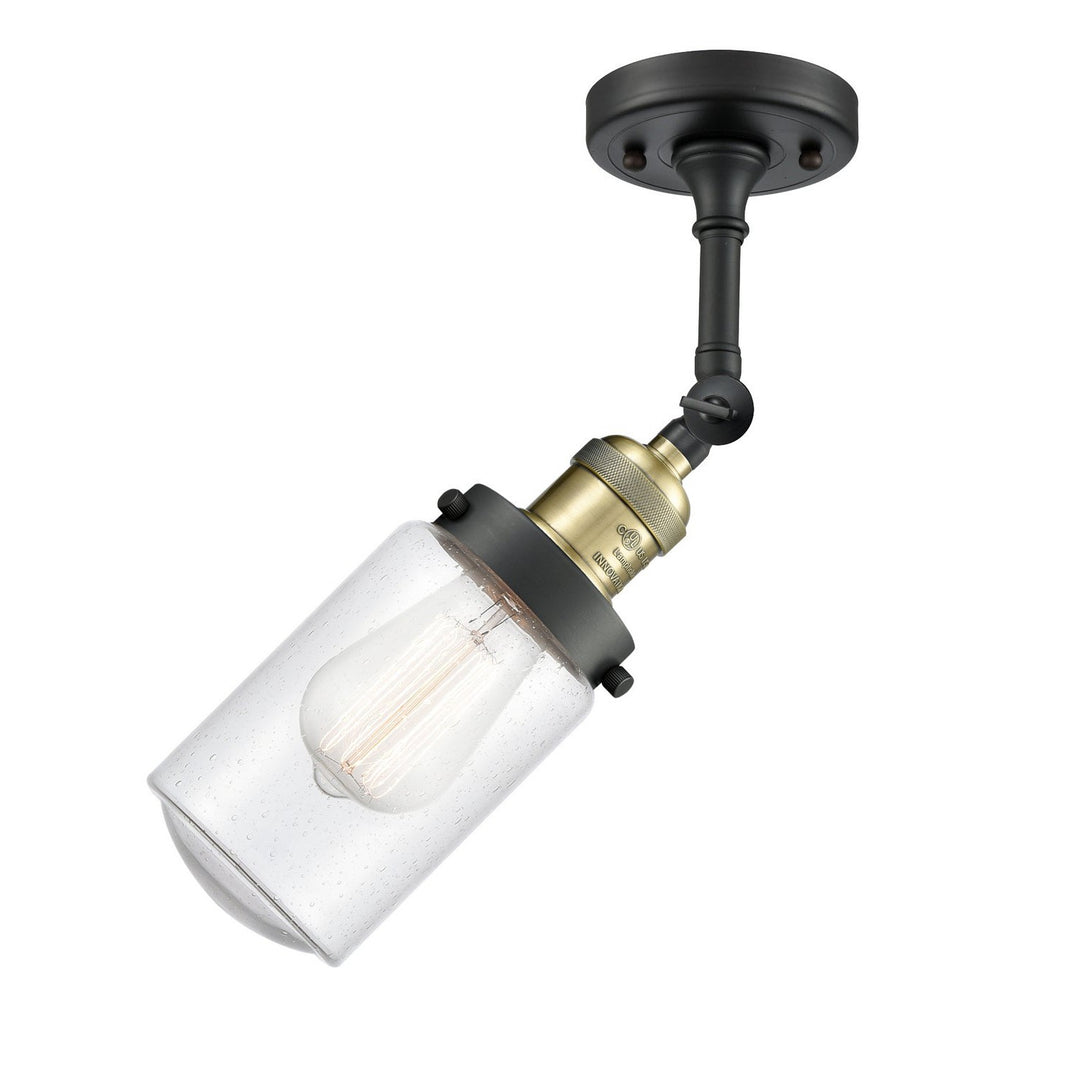 Innovations Franklin Restoration 201F-BAB-G314-LED Ceiling Light - Black Antique Brass