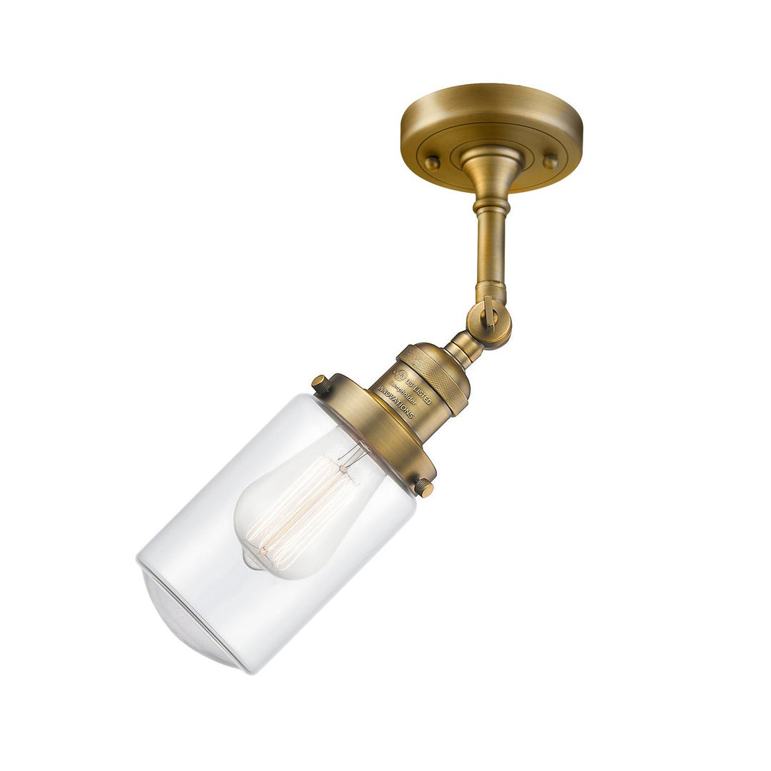 Innovations Franklin Restoration 201F-BB-G312-LED Ceiling Light - Brushed Brass