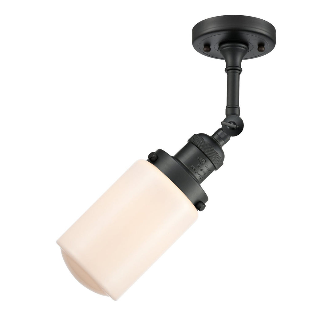 Innovations Franklin Restoration 201F-BK-G311-LED Ceiling Light - Matte Black
