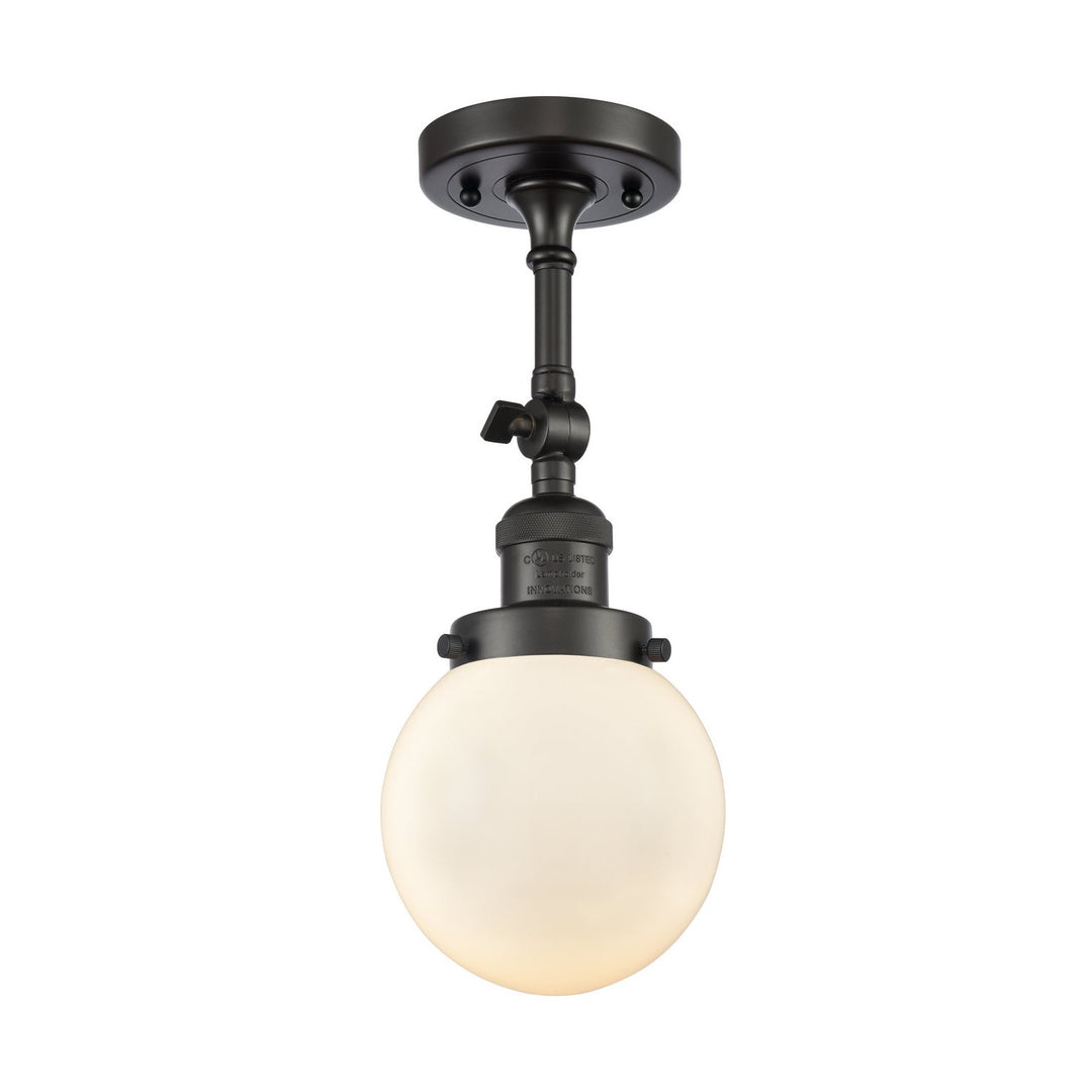 Innovations Franklin Restoration 201F-OB-G201-6 Ceiling Light - Oil Rubbed Bronze