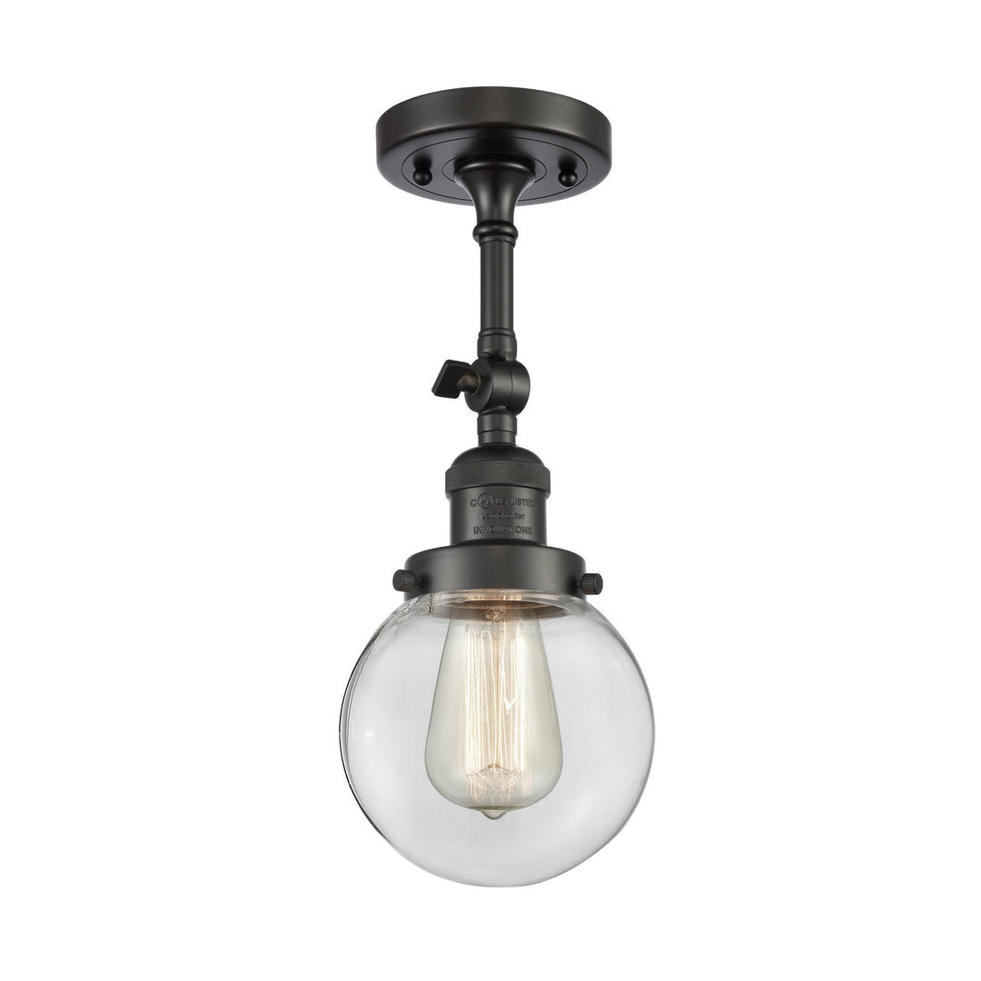 Innovations Franklin Restoration 201F-OB-G202-6 Ceiling Light - Oil Rubbed Bronze