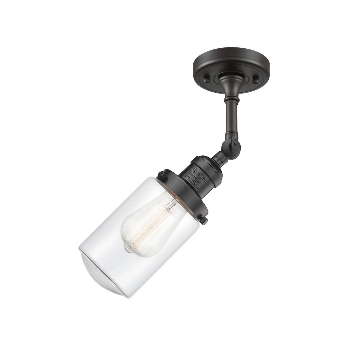 Innovations Franklin Restoration 201F-OB-G312-LED Ceiling Light - Oil Rubbed Bronze