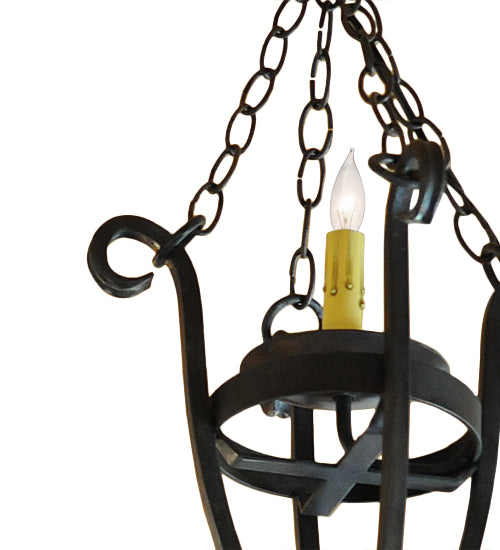 Meyda Tiffany Costello 110209 Chandelier Light - Hand Wrought Iron