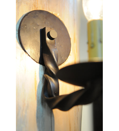 Meyda Tiffany Sussex 110211 Wall Light - Hand Wrought Iron