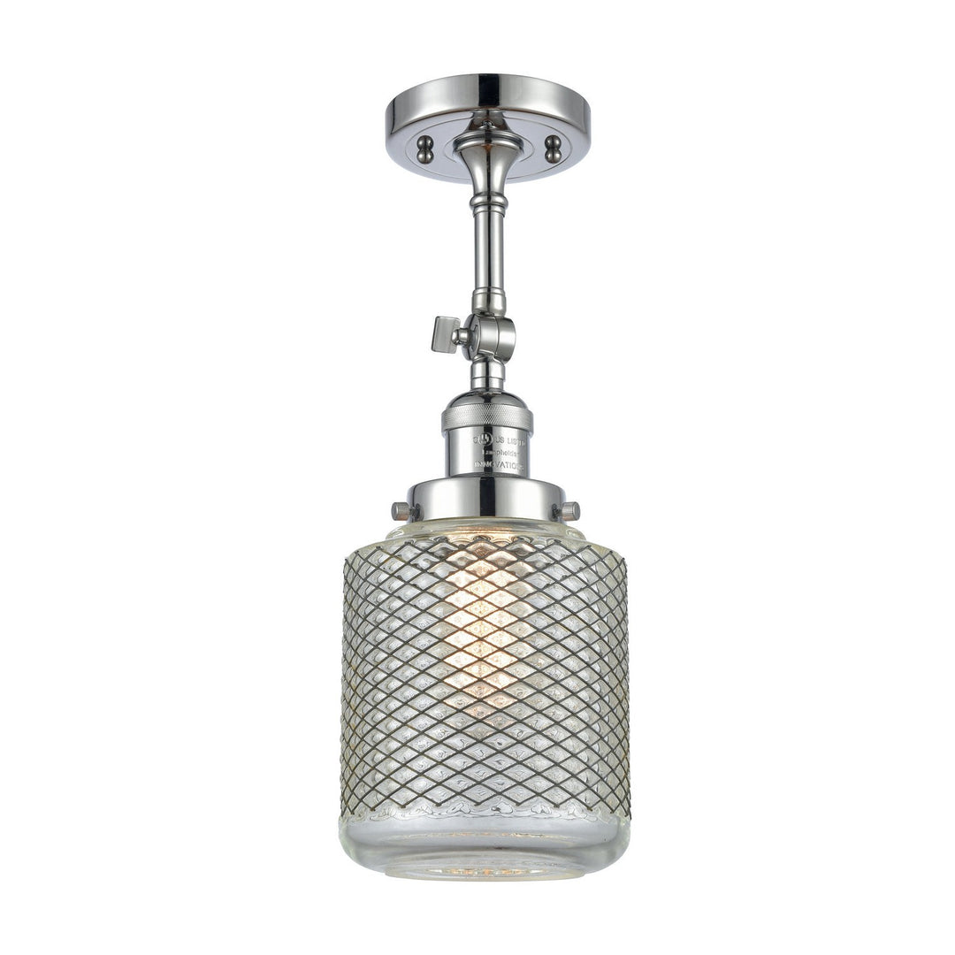 Innovations Franklin Restoration 201F-PC-G262 Ceiling Light - Polished Chrome