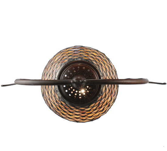 Meyda Tiffany Fishscale 110225 Pendant Light - Red Rust