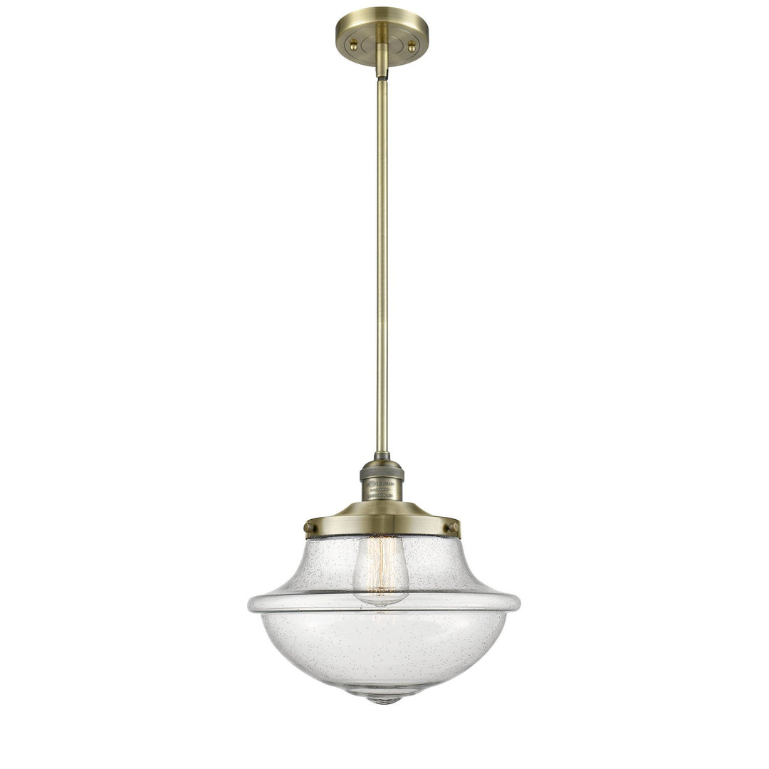 Innovations Franklin Restoration 201S-AB-G544 Pendant Light - Antique Brass