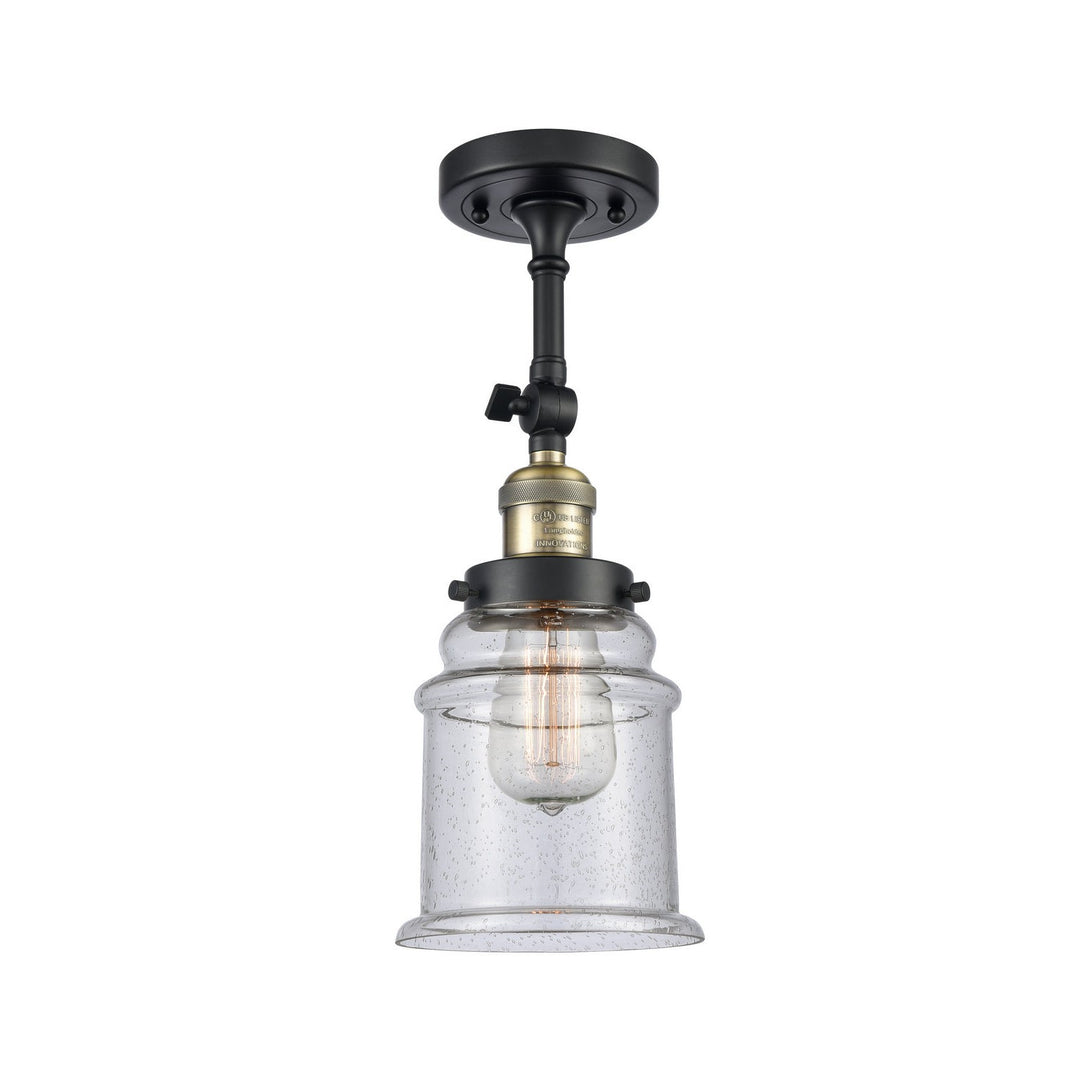 Innovations Franklin Restoration 203-BAB-G184-LED Wall Sconce Light - Black Antique Brass