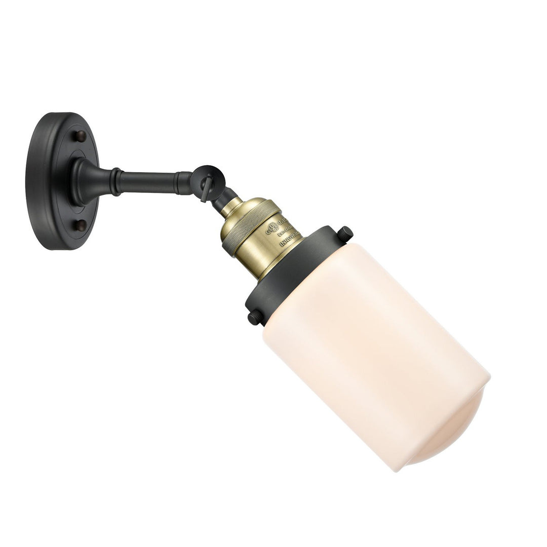 Innovations Franklin Restoration 203-BAB-G311-LED Wall Sconce Light - Black Antique Brass