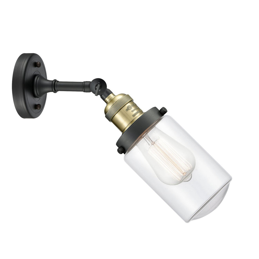 Innovations Franklin Restoration 203-BAB-G312-LED Wall Sconce Light - Black Antique Brass