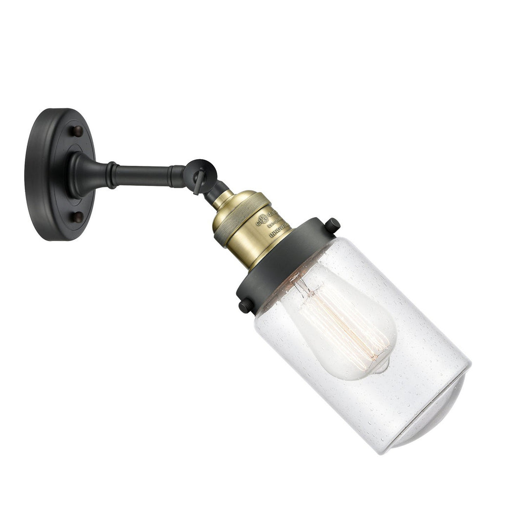 Innovations Franklin Restoration 203-BAB-G314-LED Wall Sconce Light - Black Antique Brass
