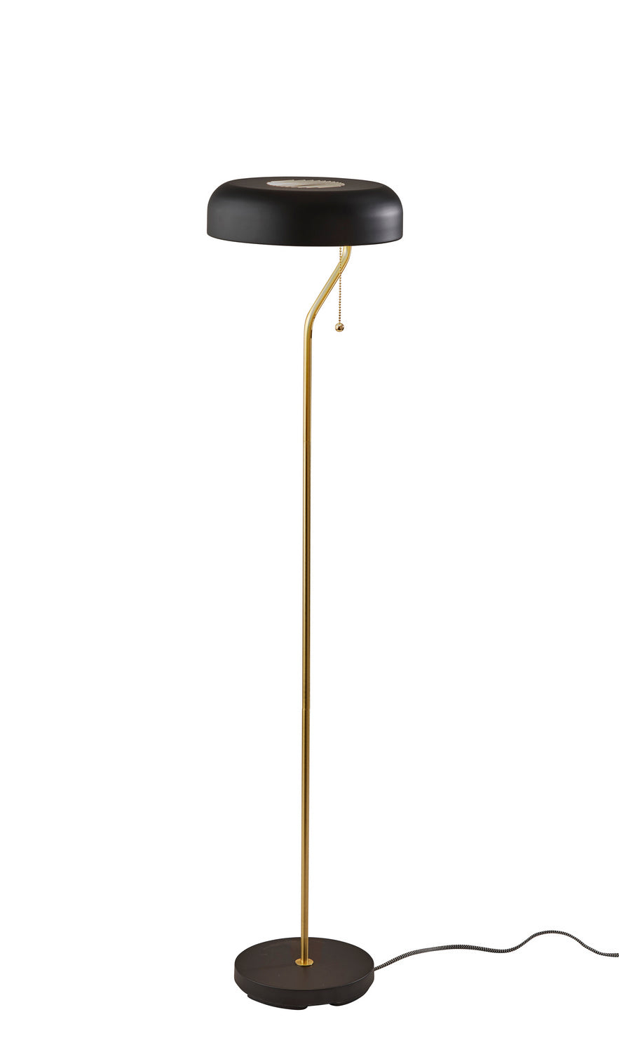 Adesso Home 6038-21  Timothy Lamp Black & Antique Brass