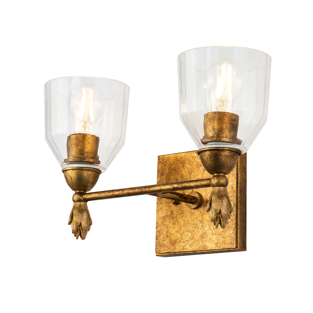 Lucas+McKearn Felice Bb1000g-2-f1g Wall Sconce Light - Gold