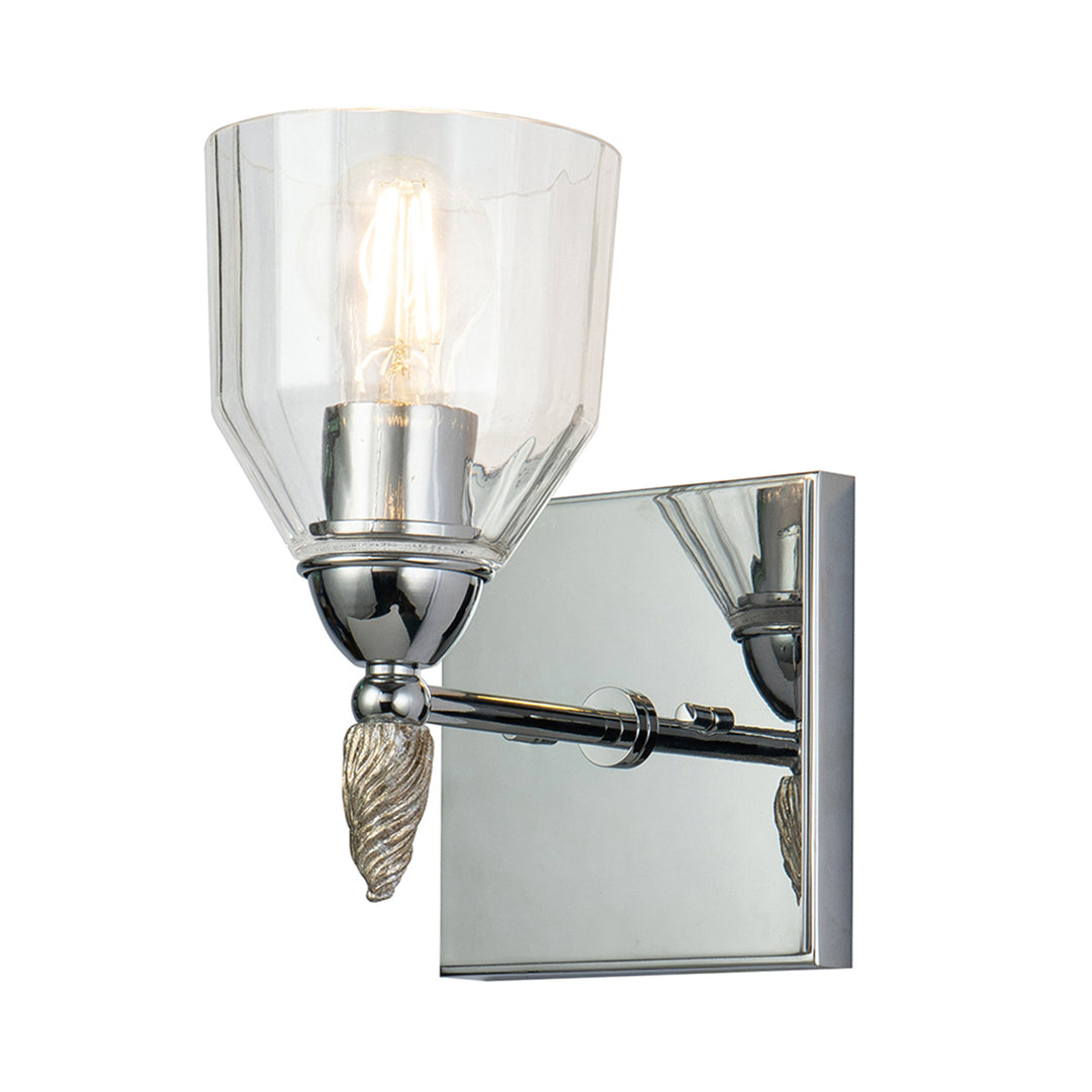 Lucas+McKearn Felice Bb1000pc-1-f2s Wall Sconce Light - Polished Chrome