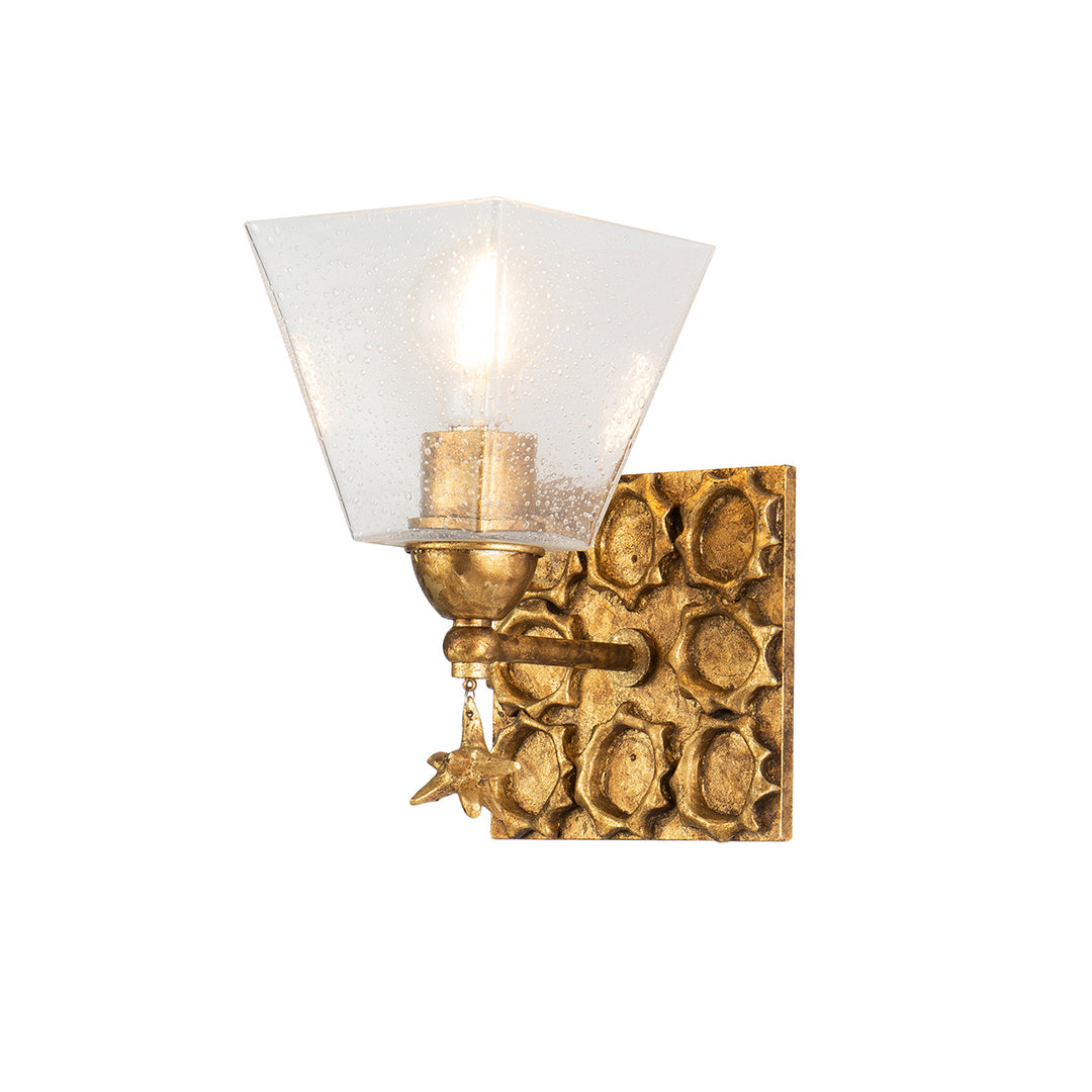 Lucas+McKearn Star Bb1002g-1 Wall Sconce Light - Gold Leaf