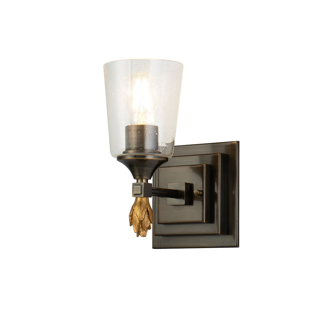 Lucas+McKearn Vetiver Bb1022db-1-f1g Wall Sconce Light - Dark Bronze