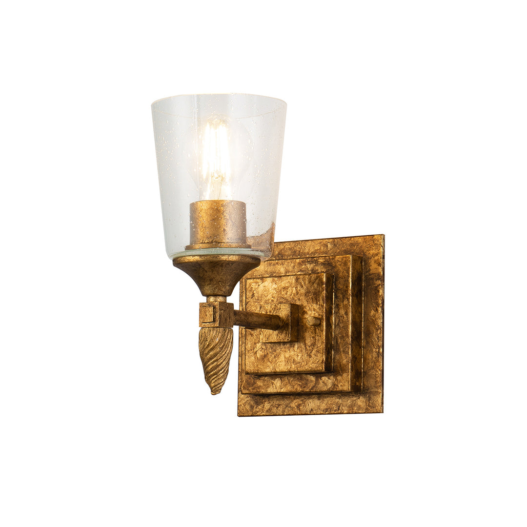 Lucas+McKearn Vetiver Bb1022g-1-f2g Wall Sconce Light - Gold Leaf