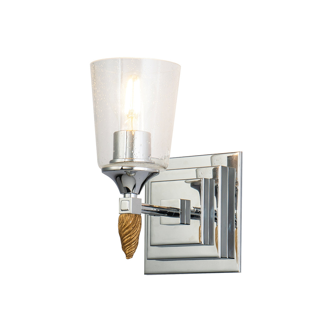 Lucas+McKearn Vetiver Bb1022pc-1-f2g Wall Sconce Light - Polished Chrome