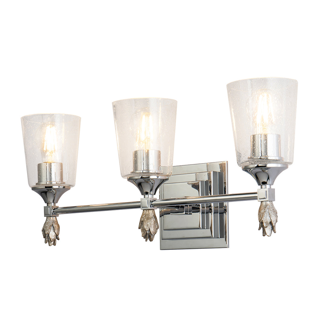 Lucas+McKearn Vetiver Bb1022pc-3-f1s Bath Vanity Light 23 in. wide - Polished Chrome