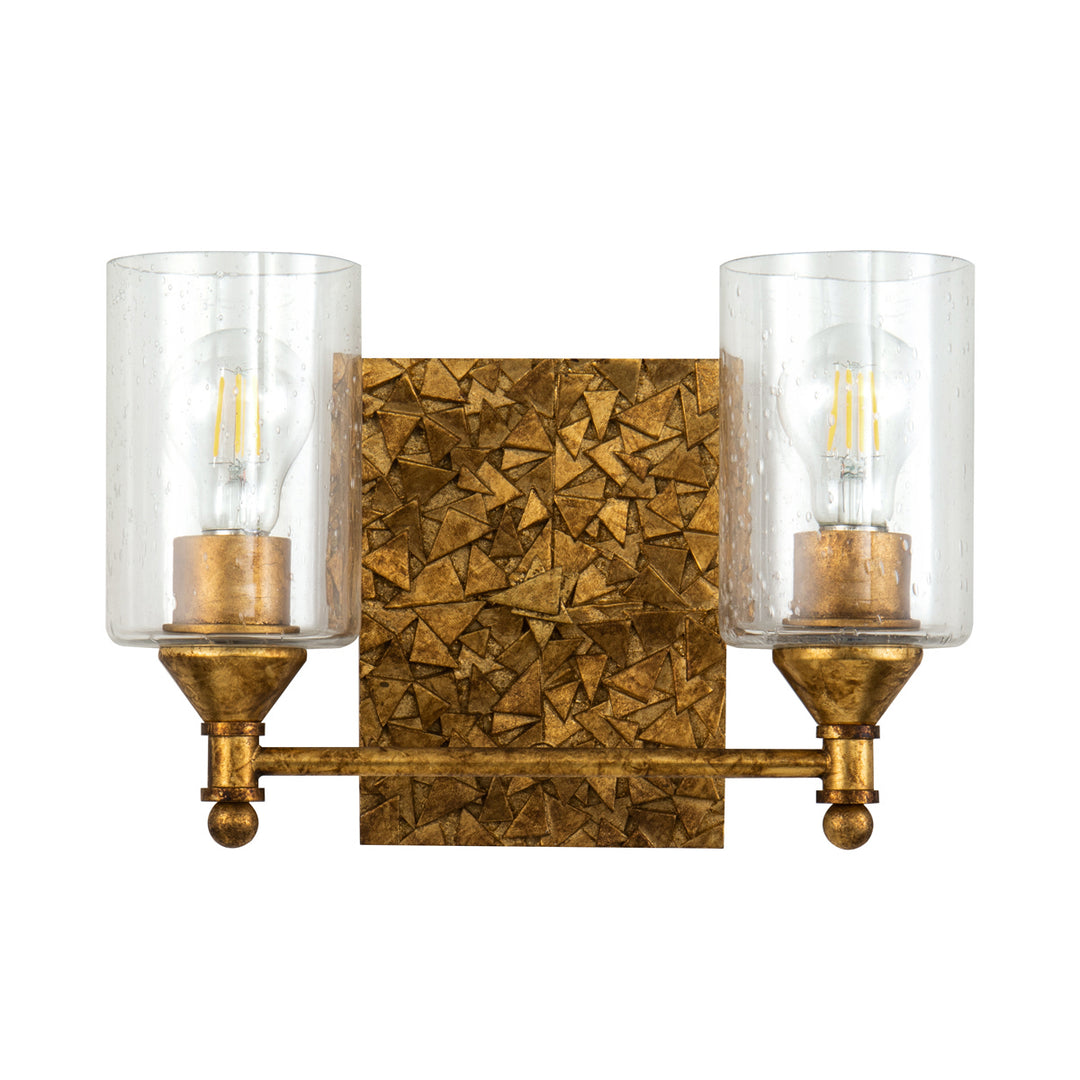 Lucas+McKearn Mosaic Bb1158g-2 Bath Vanity Light 14 in. wide - Gold