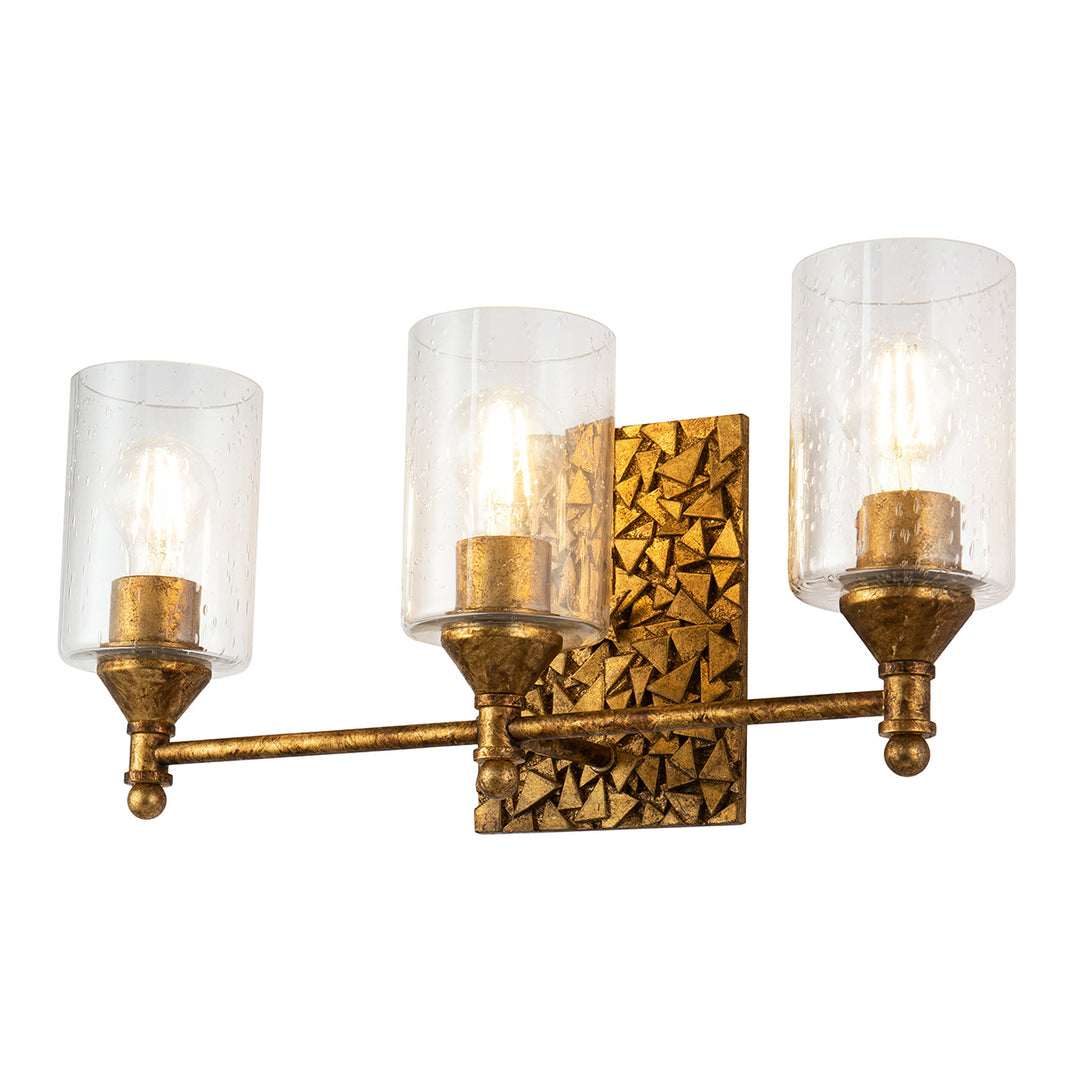 Lucas+McKearn Mosaic Bb1158g-3 Bath Vanity Light 21 in. wide - Gold