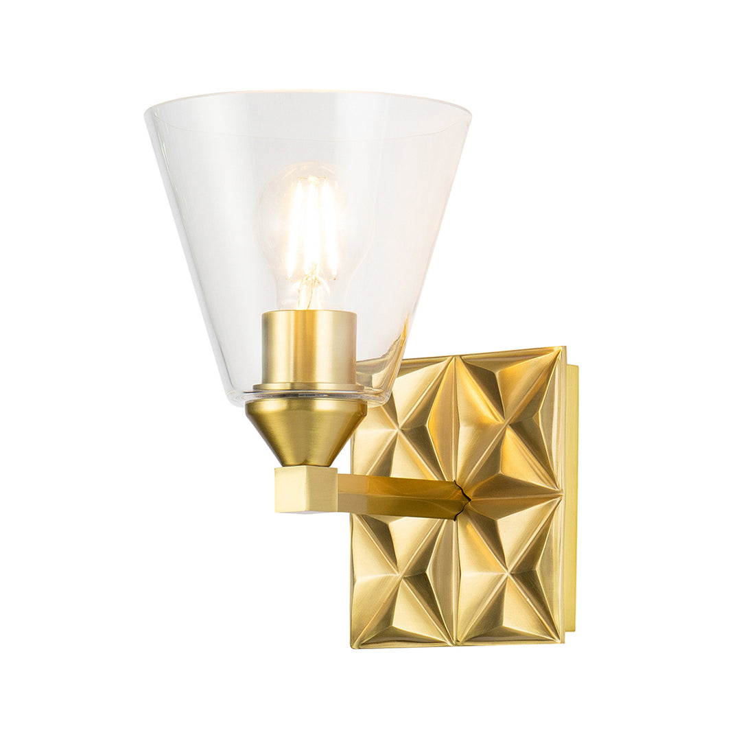 Lucas+McKearn Alpha Bb1302agb-1 Wall Sconce Light - Aged Brass