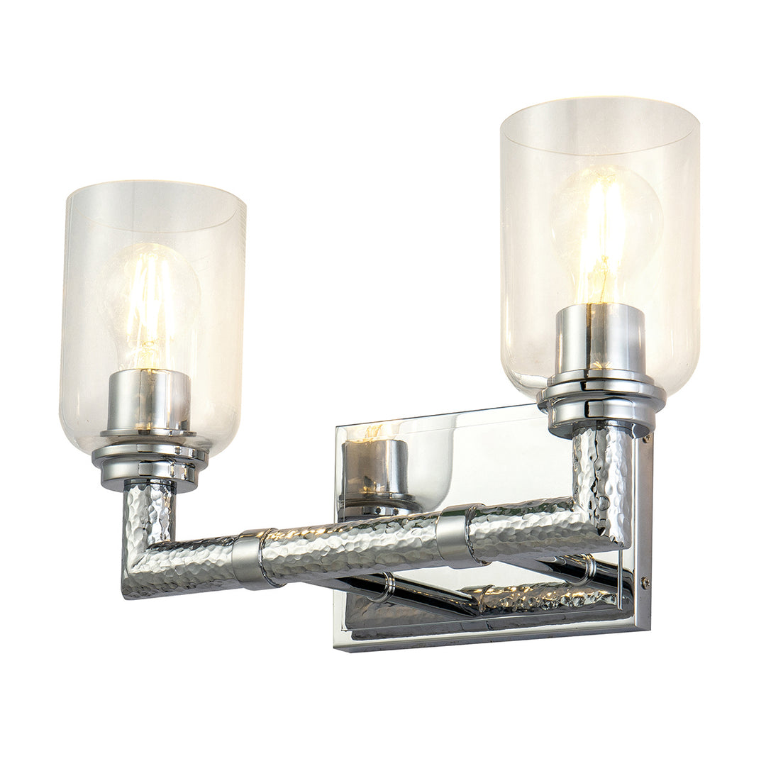 Lucas+McKearn Rampart Bb80122pc-2 Bath Vanity Light 16 in. wide - Polished Chrome