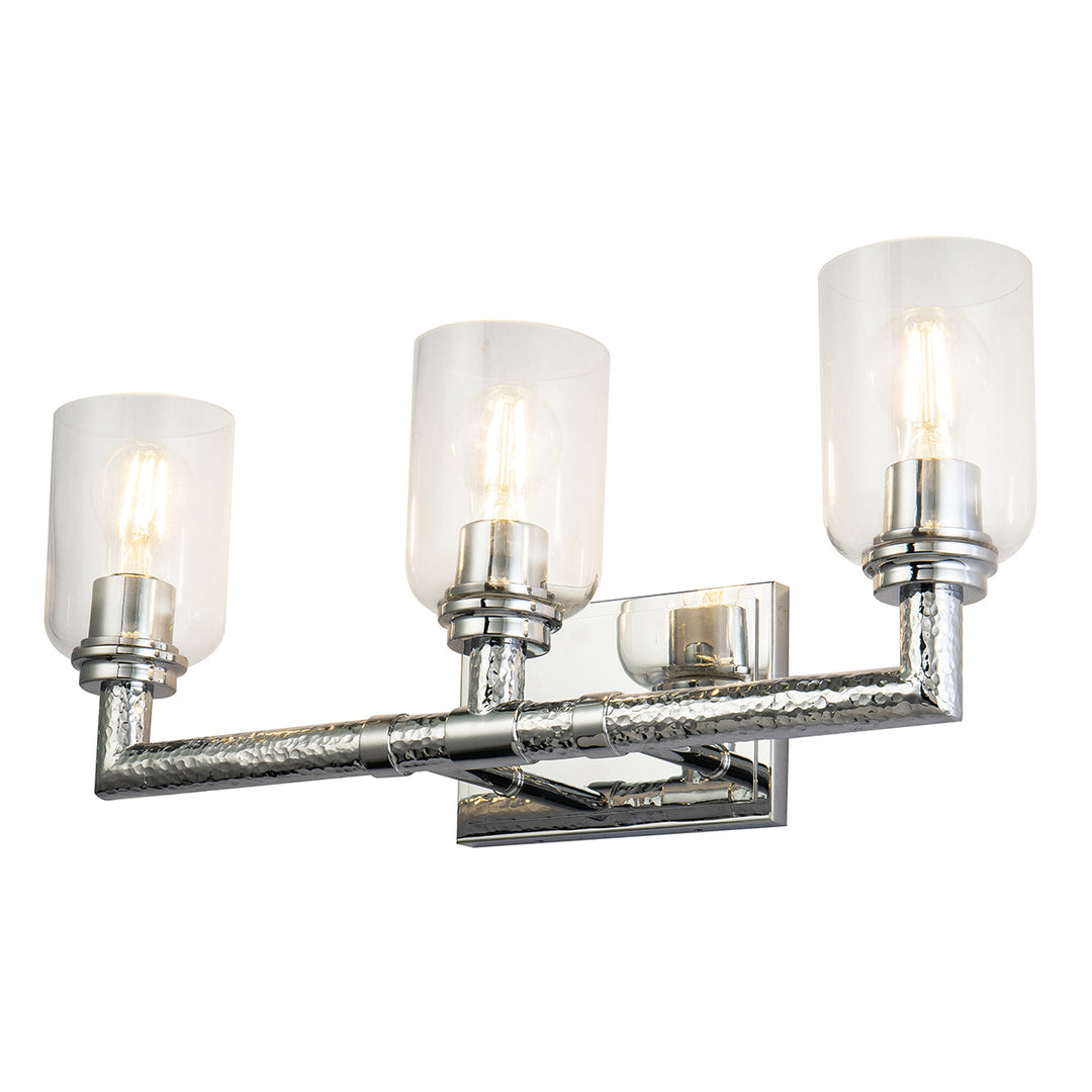 Lucas+McKearn Rampart Bb80122pc-3 Bath Vanity Light 24 in. wide - Polished Chrome