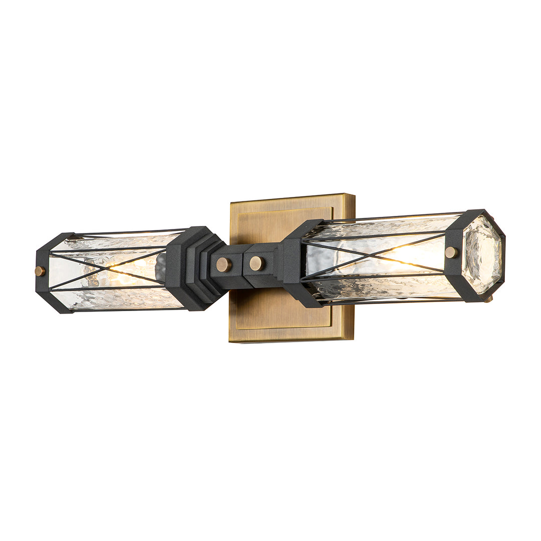 Lucas+McKearn Abbey Bb81000atb-2-19 Bath Vanity Light 6 in. wide - Weather Zinc/ ATB