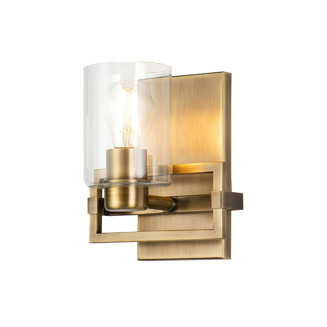 Lucas+McKearn Estes Bb90117atb-1 Wall Sconce Light - Antique Brass