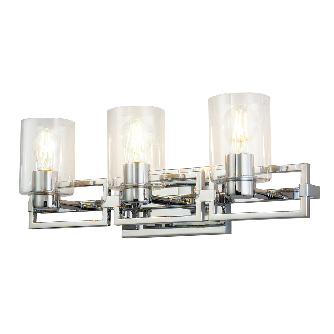 Lucas+McKearn Estes Bb90117pc-3 Bath Vanity Light 23 in. wide - Polished Chrome