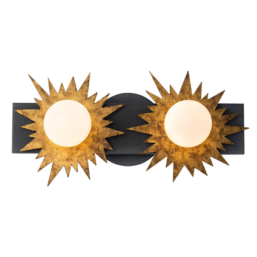 Lucas+McKearn Soleil Bb90417-2 Bath Vanity Light 16 in. wide - WZC/Gold