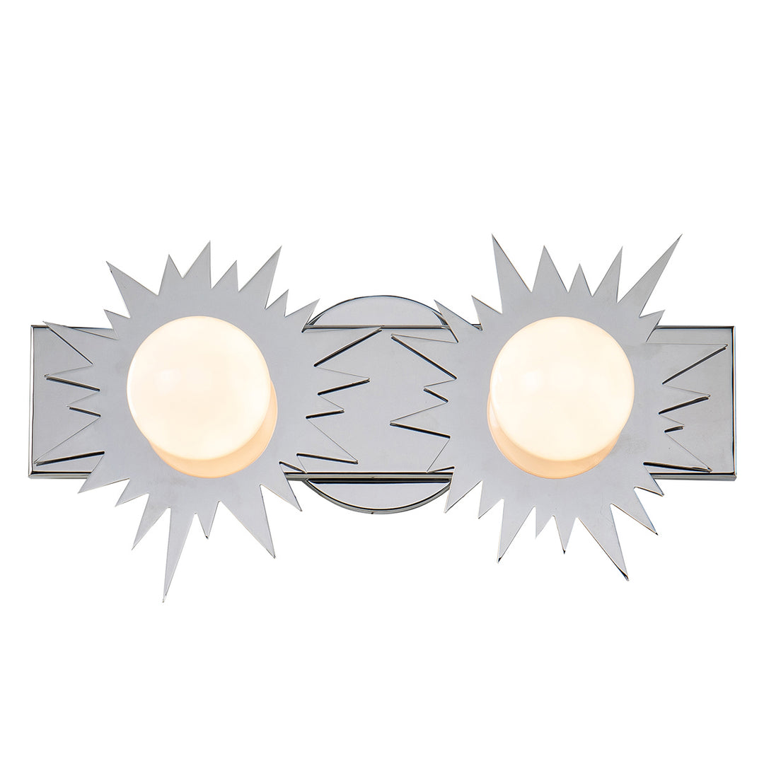 Lucas+McKearn Soleil Bb90417pc-2 Bath Vanity Light 16 in. wide - Polished Chrome