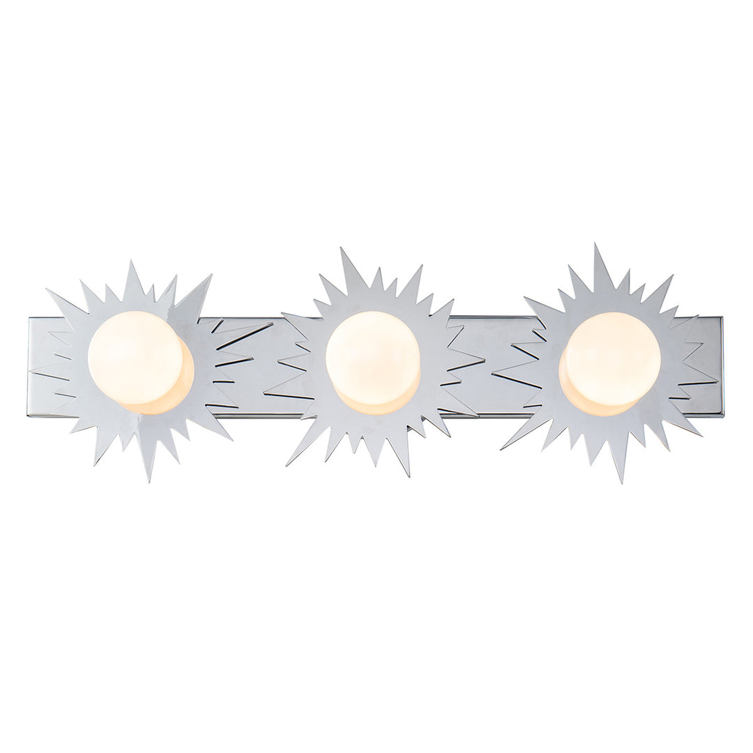 Lucas+McKearn Soleil Bb90417pc-3 Bath Vanity Light 24 in. wide - Polished Chrome