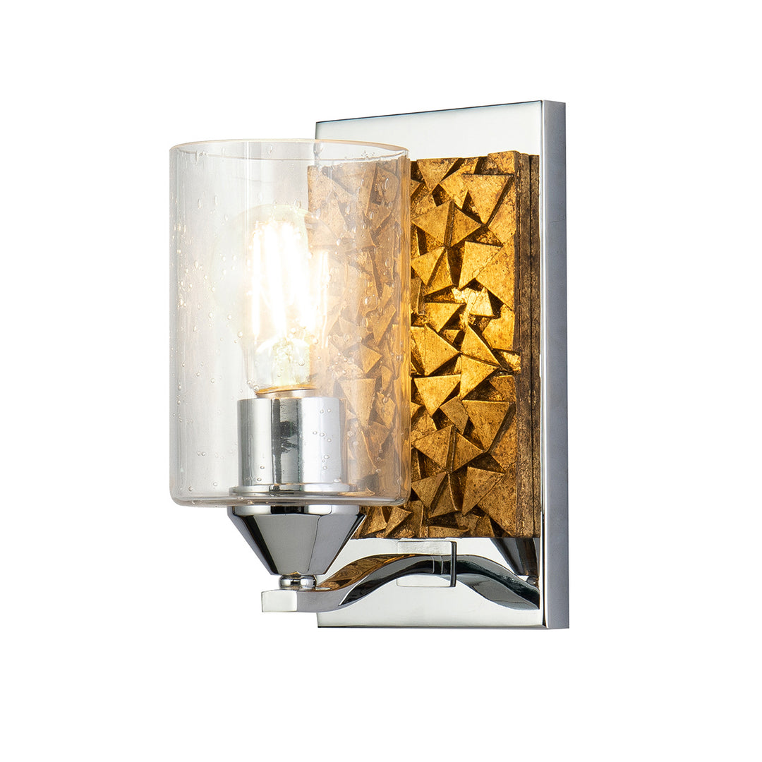 Lucas+McKearn Bocage Bb90586pc-1b1g Wall Sconce Light - Polished Chrome