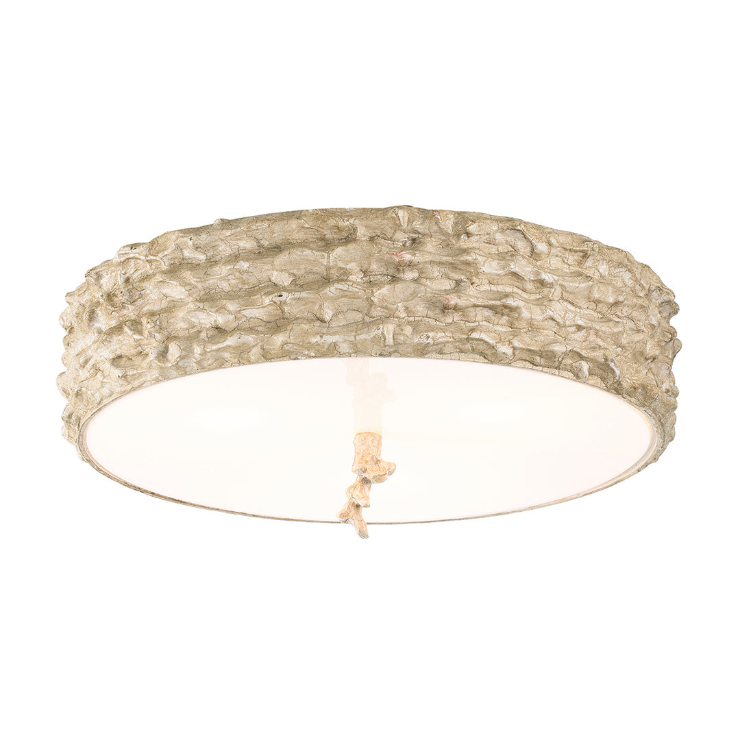 Lucas+McKearn Trellis Fm1238-16 Ceiling Light - Putty Patina and Silver Leaf