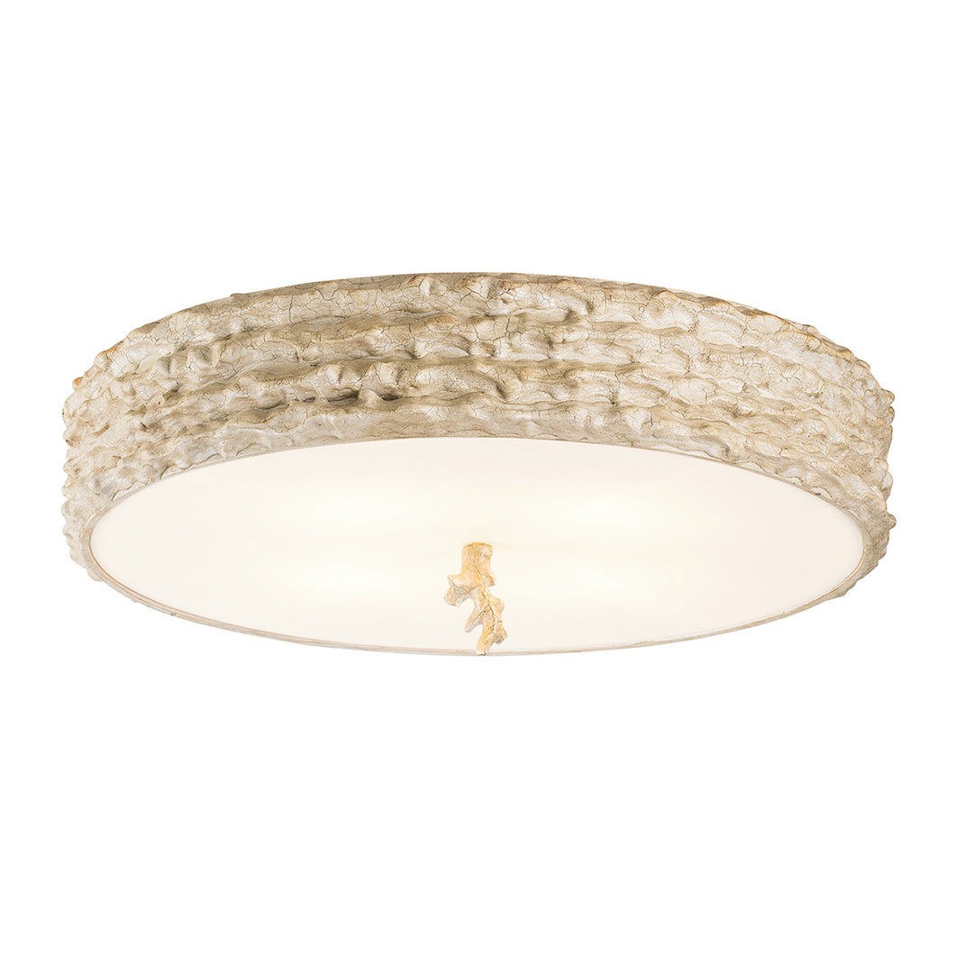 Lucas+McKearn Trellis Fm1238-20 Ceiling Light - Putty Patina and Silver Leaf