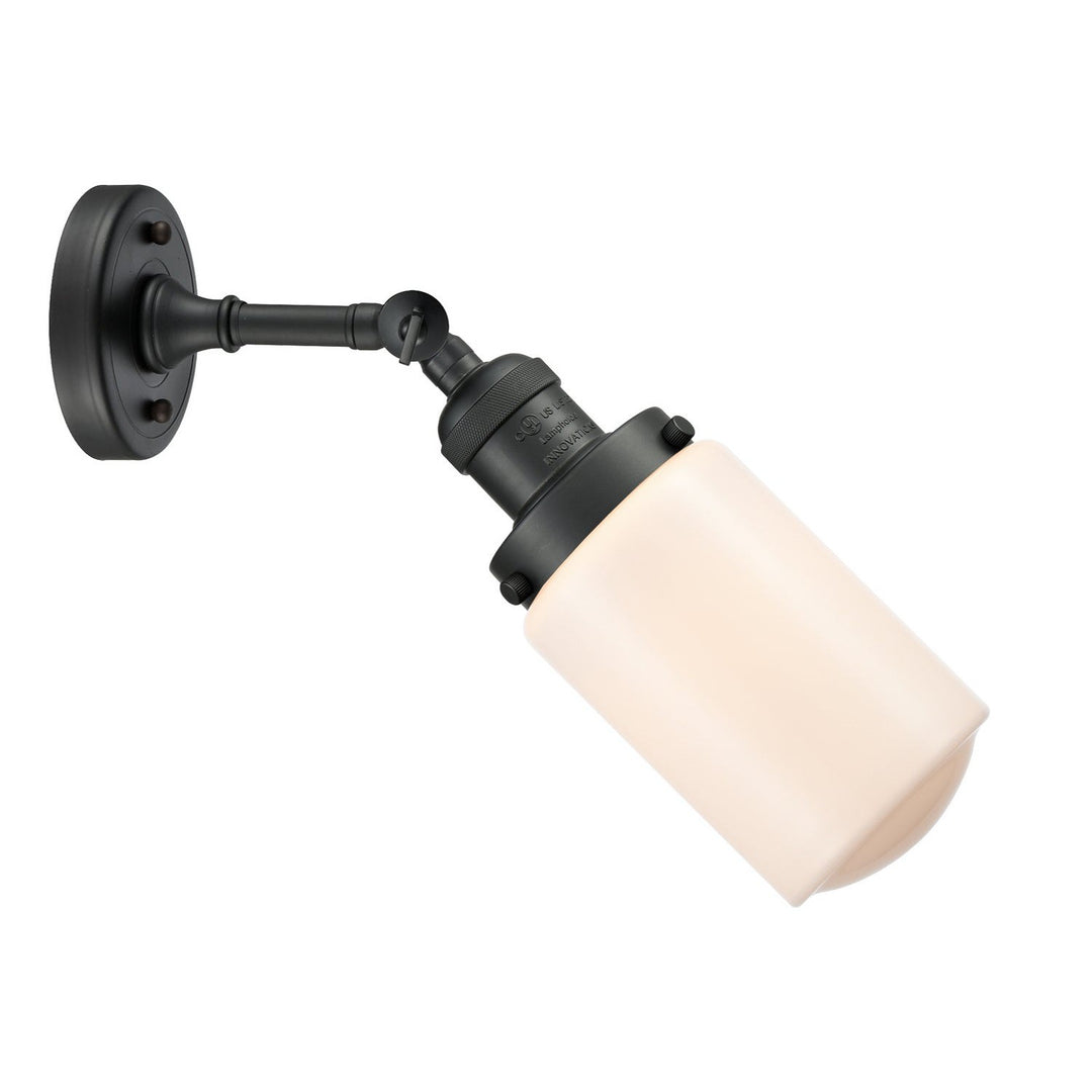 Innovations Franklin Restoration 203-BK-G311 Wall Sconce Light - Matte Black