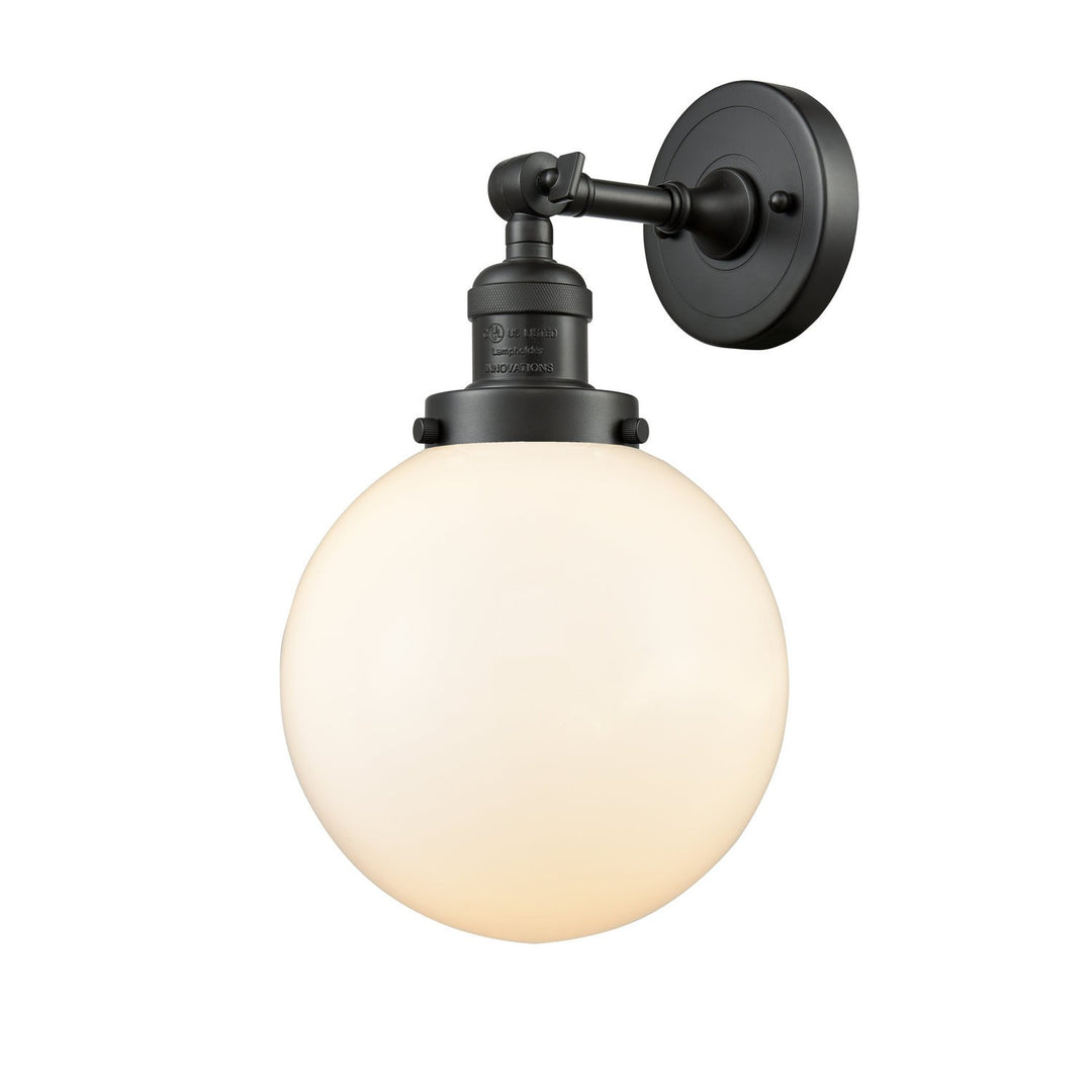 Innovations Franklin Restoration 203-OB-G201-8 Wall Sconce Light - Oil Rubbed Bronze