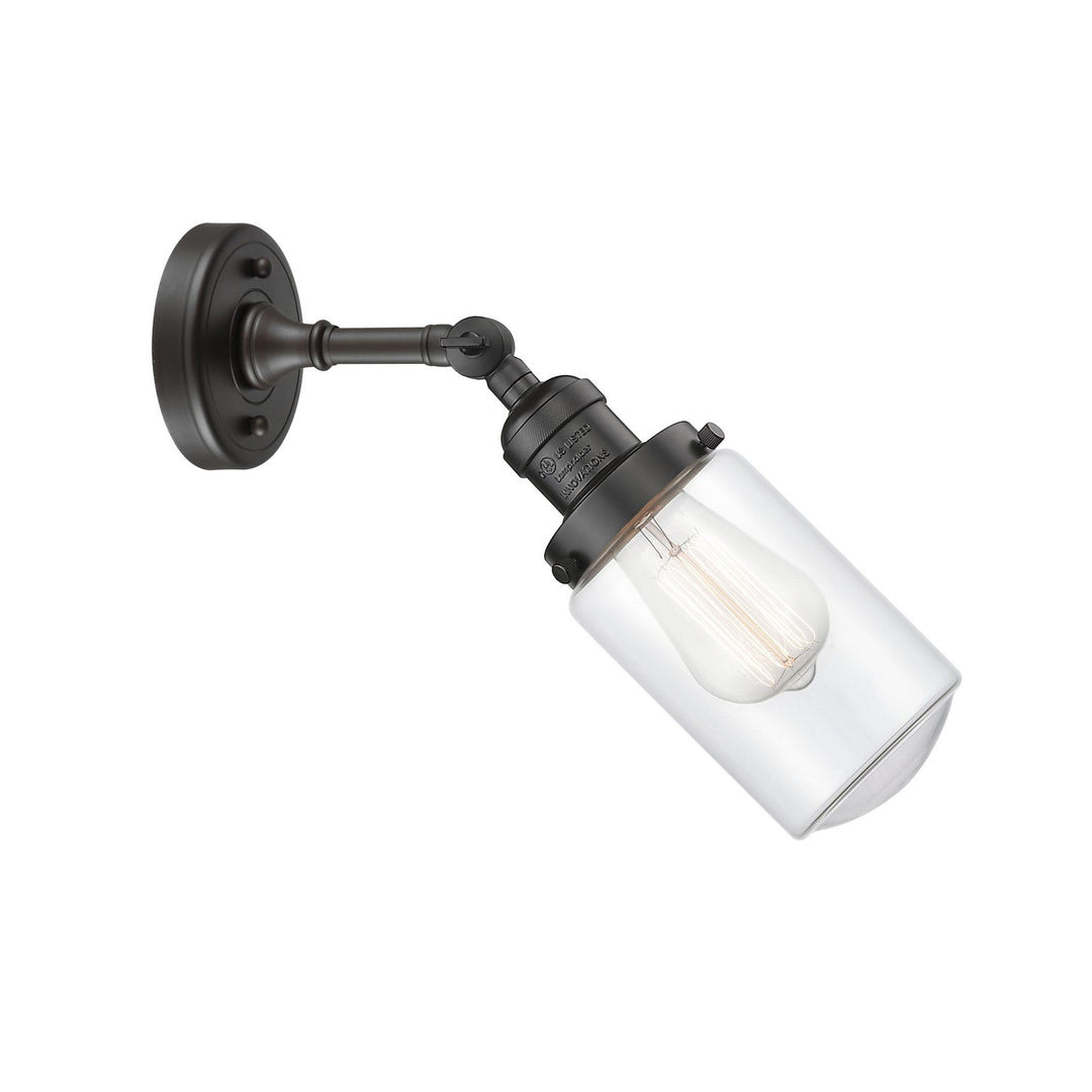 Innovations Franklin Restoration 203-OB-G312-LED Wall Sconce Light - Oil Rubbed Bronze